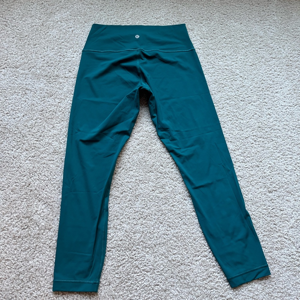 Lululemon Wunder Under HR 25" Tight 10 Emerald Nulux